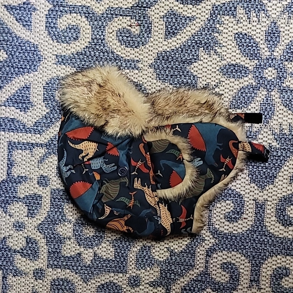 The Children's Place Dino Bomber Hat - Size M (2T-3T)